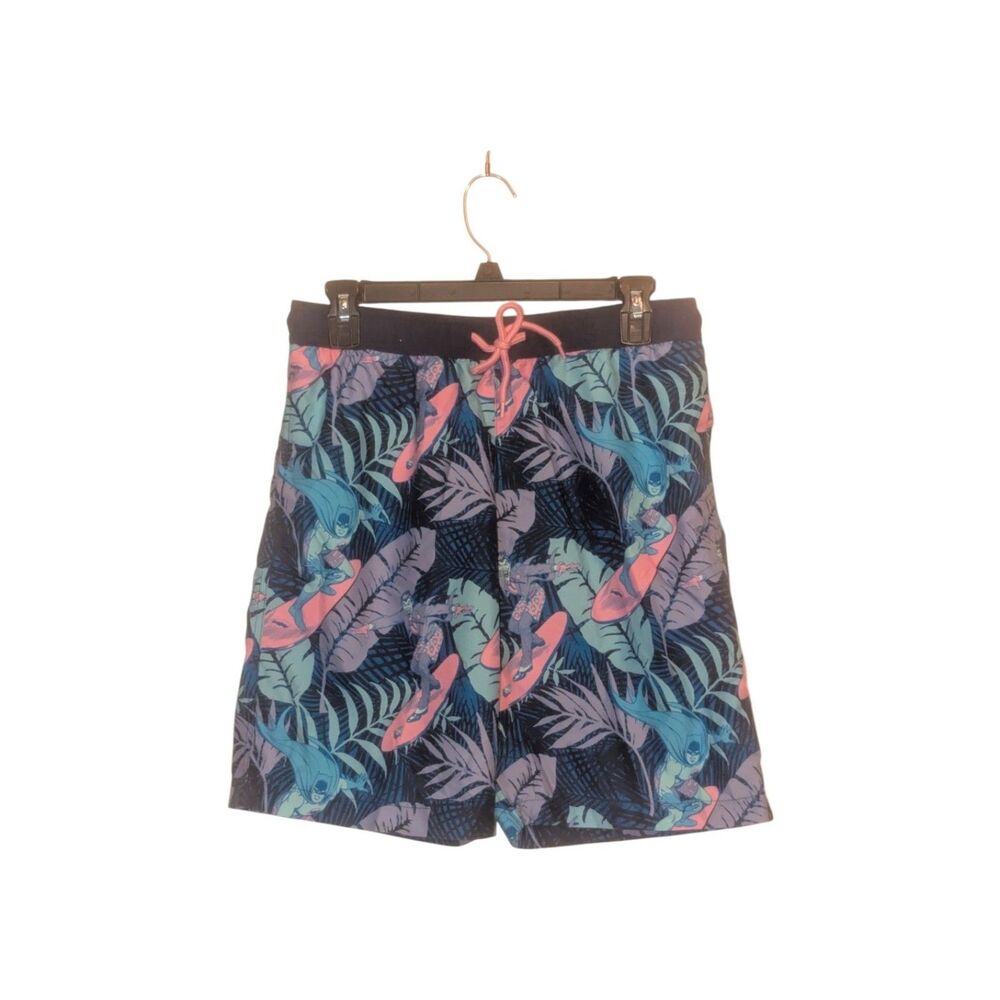 Mens Batman Tropical Pattern Board Shorts